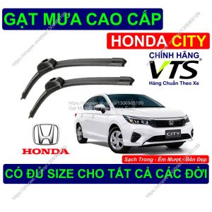 Gạt Mưa Bền Đẹp Chất Lượng Cao Kính Lái Honda City Cặp Gạt Mưa Kính Lái Honda City.. Có Đủ Size Cho Các Đời Xe City