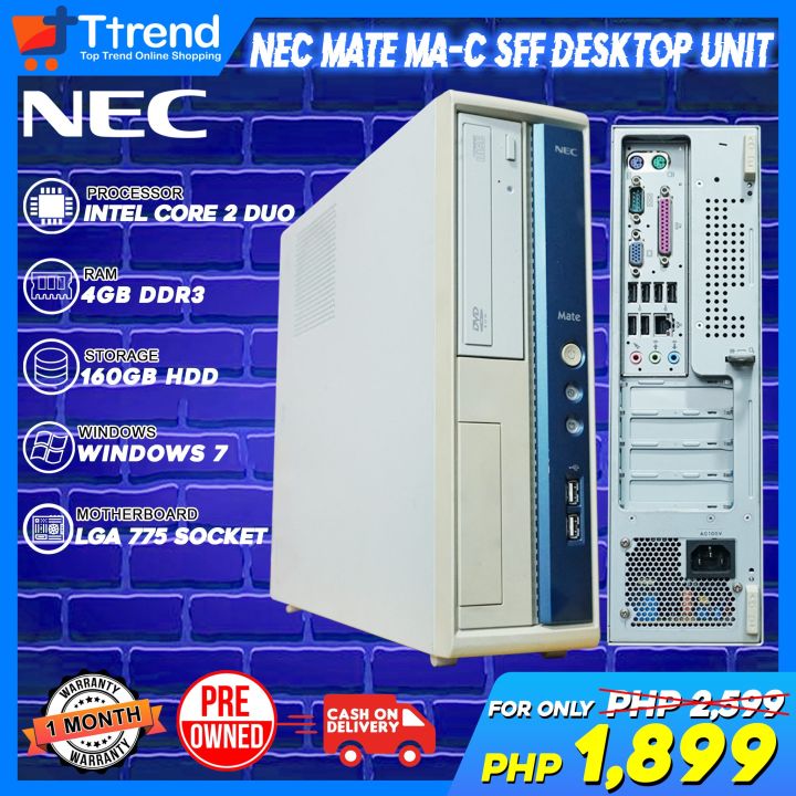 Nec Mate Desktop PC | Intel Core 2 Duo , 4GB Ram , 160GB HDD, LGA