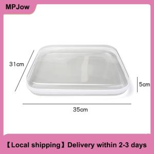 【Local shipping】 1PC Plastic Zippered Pouch Hard Bins Storage Bins Stackable Waterproof Zippered Hard Pouch Clear Hard Zipper Case