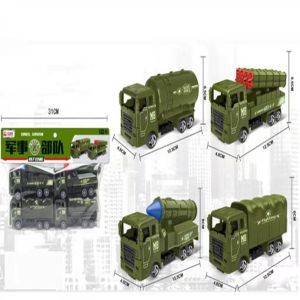 ชุดรถเด็ก 1ชุดมี4คัน รถไขลานเด็ก สีสันสวยงาม เด็กๆชอบ