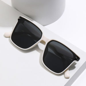 JN IMPRESSION แว่นตาเซเลบตาข่ายเฟรมขนาดใหญ่แว่นกันแดดปกป้อง UV ป้องกันแสงแดดแบบข้ามพรมแดนส่วนตัวแว่นกันแดดกรอบสี่เหลี่ยมระดับไฮเอนด์ที่ทันสมัย