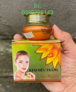 Kem Siêu Trắng Da Collagen Linh Chi Vàng Vip 20g
