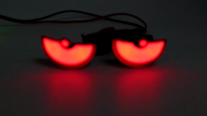 Motorcycle Decorative Vibrant Monsters Eye Flashing Lights Lamp Suitable For Enhanced Night Visibility And Unique Styles