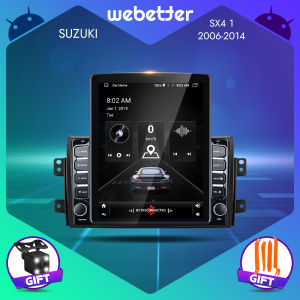 WeBetter TopNavi 9.7 inch Tesla style vertical screen Android 10.0 Car player GPS radio audio video stereo bluetooth wifi 7color lights Navigation for Suzuki SX4 2006/2007/2008/2009/2010/2011/2012/2013/2014 Fiat Sedici 2005-2014