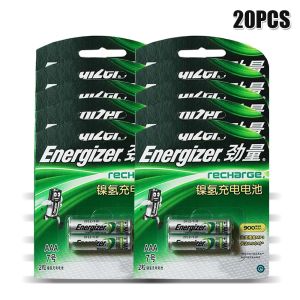 Energizer Asli 1.2V 900mAh Ni-MH AAA Baterai Isi Ulang Untuk Senter Mouse Kamera Mainan