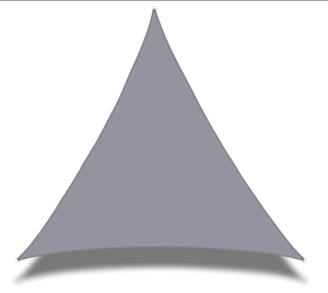 460D Beige Sun Shade Sail Triangle Shade Sail Waterproof Triangle Oxford Canopy Sunblock 98% UV Blockage UV & Water Resistant Sunshade Cloth Uv Block for Outdoor Patio Yard Backyard Sand Garden