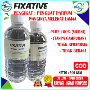 FIXATIVE MURNI PENGUAT PENGIKAT PARFUM DAN BISA JUGA UNTUK SABUN DETERGENT- KEMASAN 500 GRM