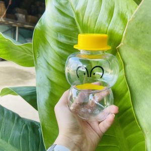 Bành 70 Chai Nhựa PET Đựng Trà Sữa Chú Vịt Vàng Đáng Yêu 350ml