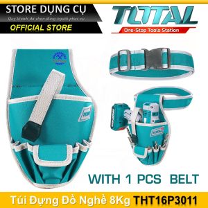 5-8kg Túi đồ nghề treo thắt lưng cao cấp TOTAL THT16P4011 THT16P3011 | Giỏ đựng công cụ chất liệu 600D Polyester