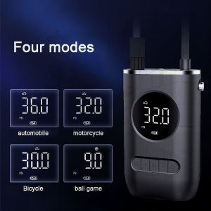 Wireless Digital Tire Inflator – 12V Rechargeable LED Air Pump para sa Kotse at Bisikleta