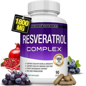 Buy Two Get One Free Resveratrol Supplement 100 mg Antioxidant Complex - Highly Potent Natural Trans-Resveratrol Pills f