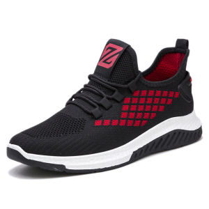 Nomad Checkers Sepatu Sneakers Fashion Hitam Putih S10 Casual Karet Shoes Sport