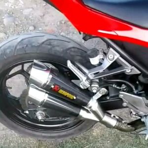 Knalpot cabang Akrapovic cabang Vixion R15 GSX bison Fu Sonic CBR 150R NewCB MX MX king Tiger dll