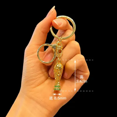 【SG STOCK】⚽ 2026 New Hercules Cup Football Keychain Pendant Sports Style Mini Bag Ornament Football Souvenir Gift