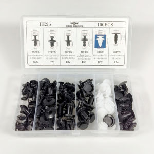 Baut Rivet Clip Joint Trim Klip Kancing Mobil Motor Universal Panel 100 PCS HE26