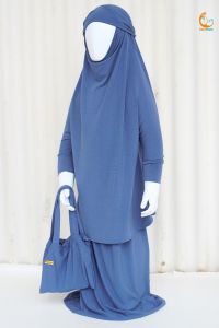 Halomam - Mukena Abaya Kids Al - Madina (Mukena Bayi/Anak Perempuan 1-5 tahun)