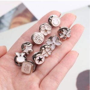 ALENADAY - Bros Baju Aksesoris Wanita 10 Pcs Mewah Pin Mini Hijab Jilbab Dagu BRS01