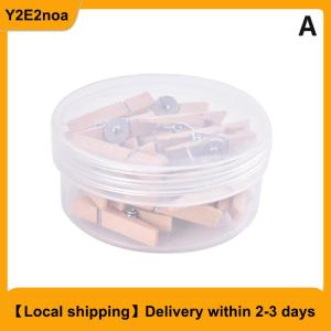 【Local shipping】 20Pcs Box Office & School Stationery Pins Durable Wooden Clip Push Pins Decorative Binder Thumb Tacks For Cork Blackboard