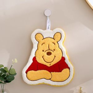 Winnie the Pooh Hand Towel/ Can Hang/ Cartoon/ Bathroom Absorb Water/ Lint Couple Household/ Handkerchief for Gift Giving
