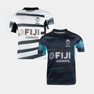 [Local Stock] VCC Mens Rugby T-shirt Home Jersey Fiji 7S Round Neck Mens Top