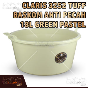 Claris 3252 Tuff Baskom Anti Pecah 18L Ember Bak Air Plastik Kuat