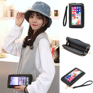 TRANSPARAN - Tas Dompet Mewah Mode Hit 2022 / Dompet Uang dan Hp / Dompet Hp Terbaru 2022 Kekinian Viral Wanita / Dompet Hp Wanita Multifungsi / Dompet Pocket Tempat Hp Wanita / Dompet Pocket Hp Selempang Model Import / Pocket Hp Selempang