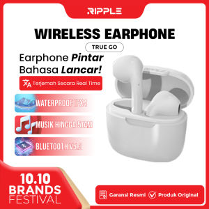 Ripple Rippods True Go TWS Headset Bluetooth Earphone Mini Earbuds Handsfree