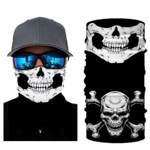 MASKER BUFF TENGKORAK MOTIF PRIA BANDANA PRIA ANTI DEBU TIDAK PANAS MENYERAP KERINGAT DAN ELASTIS MASKER BUFF BERKENDARA BALACLAVA