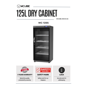 MCUBE Digital Dry Cabinet | Dry Box for Camera & Lens | Humidity Control Storage