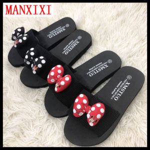 MANXIXI Dép Xăng Đan Đế Xuồng 1.18 Inch Đẹp Dép Đế Bằng Cao Su Lót Chuột Anime Dép Đế Bằng Chắc Chắn Cho Nữ (Cỡ 35-40)