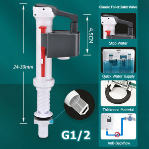 Phòng Tắm Vệ Sinh Nước Thay Thế Bộ Nước Nút Tròn Nút Bên Vệ Sinh Đôi Xả Van Xả Nước Vệ Sinh Van Đầu Vào