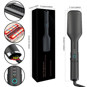 โปร12.12 (3วันเท่านั้น เครื่องหนีบผม จัดแต่งทรงผม ด้วยลมร้อน 2ni1 ผมตรง ร้อนไว หนีบพร้อมเป่า หนีบไดร์ เครื่องหนีบพร้อมเป่า