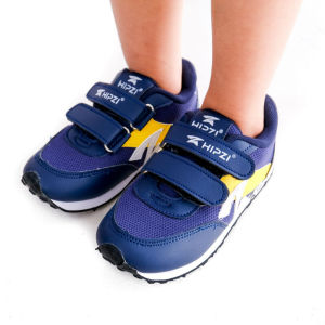 HIPZI Sepatu Anak Kuning Umur 1 - 10 Tahun Sepatu Sport Anak Laki Laki Perempuan HRBX Navy Kuning