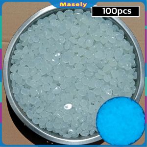 Masely 40-50/90-100pcs Luminous Artificial Stone Decorate Aquarium Fish Tank Bonsai Garden Glow Pebble