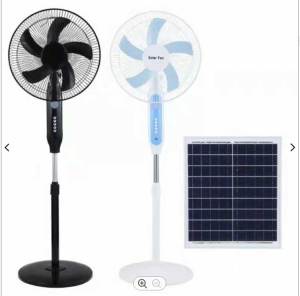 Quạt năng lượng mặt trời quạt tích điện năng lượng mặt trời solar Fan quạt tích điện có 3 chế độ gió với 5 cánh quạt sử dụng từ 6-8h tiết kiệm điện năng có thể sạc trực tiếp hoặc tích điện năng lượng mặt trời