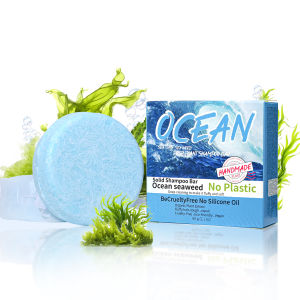 new Refreshing Ocean Shampoo Seaweed essence Handmade Soap Soft and Tough Hair Care Soap Mens Shampoo hot