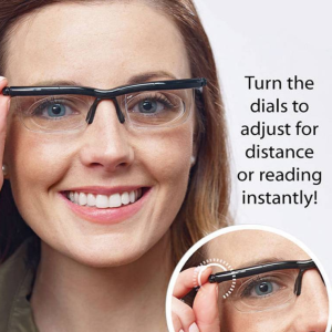 One-Piece TR90 Reading Glasses with Adjustable Diopters