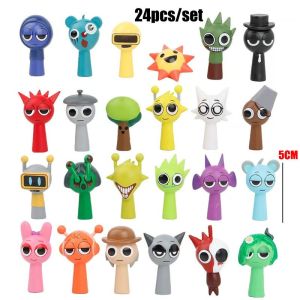 Premium Quality Sprunki Dandys World Action Figure Model Dolls Game Collectors ltem