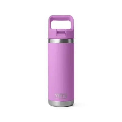 Yeti Rambler 18oz Colored Straw Bottle