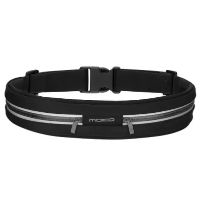 MoKo Sports Outdoor Dual Pouch Reflective Running Belt