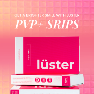 Luster PVP+ Whitening Strips Multi-Pack | Gentle on Gums | No Sensitivity | 14 Applications | Oral Care for Yellow Teeth