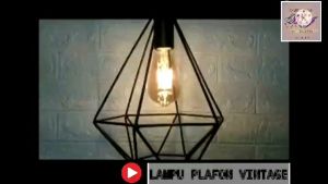 Lampu Gantung Plafon Vintage Mini Desain Seri Retro Decor Kafe Teras Balkon Murah