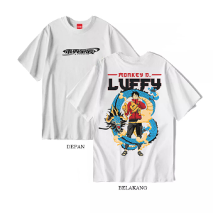 Atasan Kaos Anak Distro Laki Laki 9-16 Tahun Karakter Anime The Luffy Cotton 30s