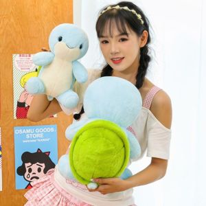 MZRTNZ Collection Tortoise Plush Toys Soft Fluffy Sea Turtle Stuffed Doll Cute Animals Green Turtle Doll Throw Pillow Decor
