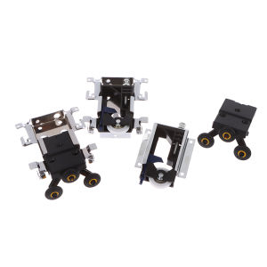 [Eqrbtl] ล้อเปิดสำหรับตู้ชิ้นส่วนประตูตู้เสื้อผ้าบานเลื่อนล้อบน ล่าง ล้อวิ่ง ไกด์ชุดรางเลื่อนแบบแขวนติดด้านข้าง