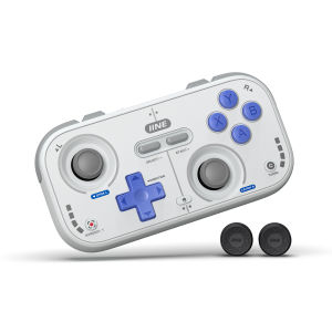 IINE Retro Pocket Game Controller Compact&Portable 1000Hz Polling Rate Recessed Joystick Designed 600mAh Battery Multi-platform Compatibility