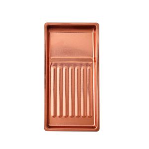 GGR Stainless Steel Nail Disinfection Tray Multi-Color Square Cosmetic Storage Tray High-Quality Portable Manicure Tool Display Nail Salon