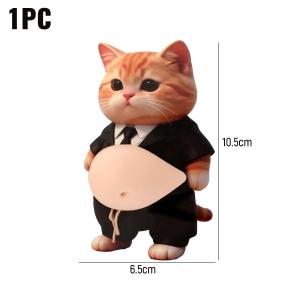 5Pcs 3D Dog Belly Stickers Self-Adhesive Stress Relief for Home Decoration Phone Stickers Soft Silicone Anti-Collision Decal
