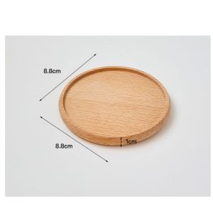 Wooden Coaster Cup Mat Tea Coffee Placemat Non-Slip Insulation Solid Wood Table Decor