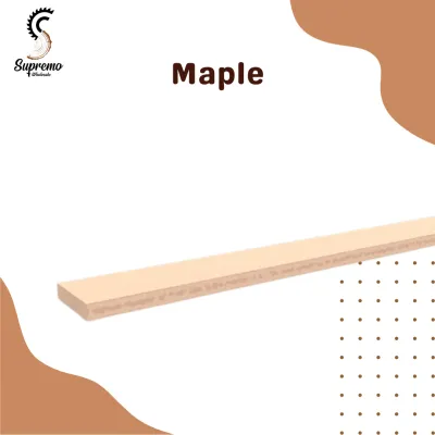 22mm x 95mm x 1 metre | Solid Timber Wood Plank Wooden Strips | Nyatoh Pine Beech Ramin Ash Cherry Oak Maple Teak | For DIY